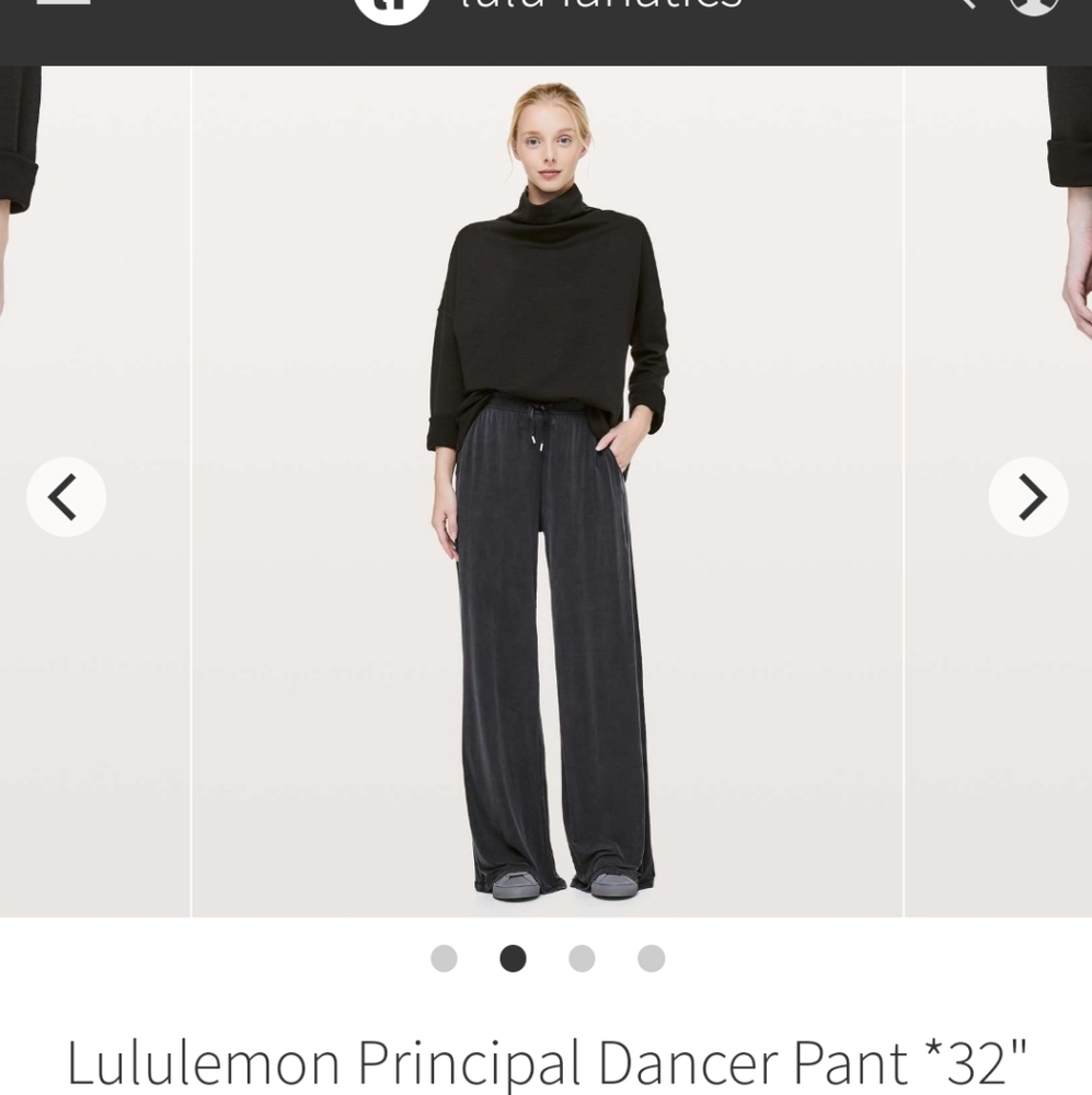ISO principal dancer cupro pants size 4